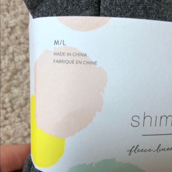 Shimera Fleece Lined Tights - Charcoal - Picture 2 of 5